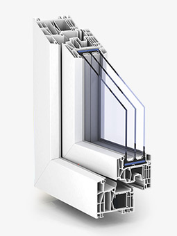 FENSTHERM PASSIVE 88 MD műanyag ablak